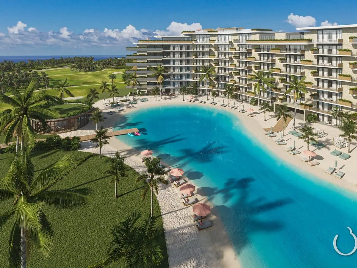 Apartamentos de Lujo frente a Laguna Cristalina de 15,000 m² en Cap Cana