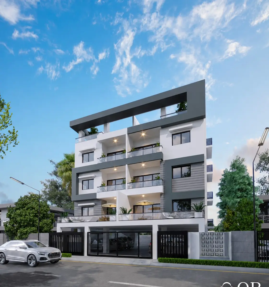 Apartamentos de 2 habitaciones con área social